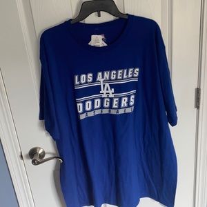 LA Dodgers Baseball T-Shirt Navy Blue Los Angeles